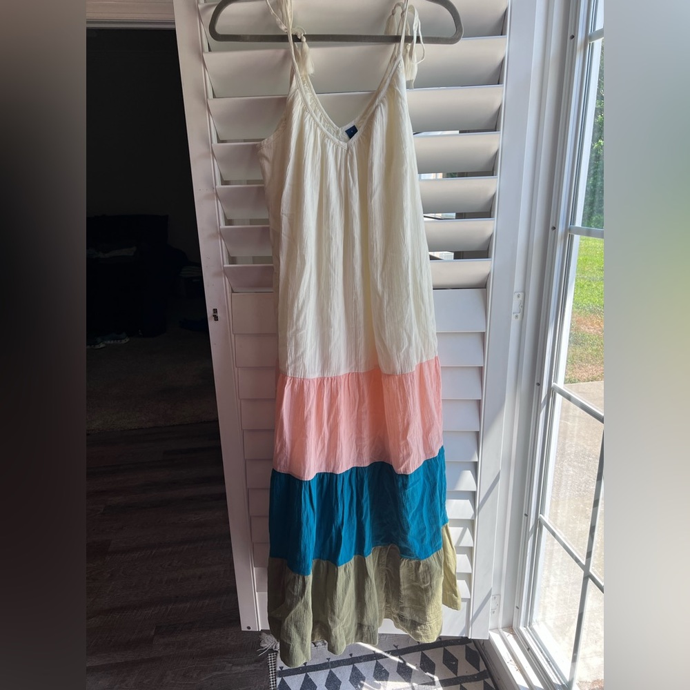 Old Navy color block maxi